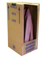 Packing Services - clothes wardrobe removals box